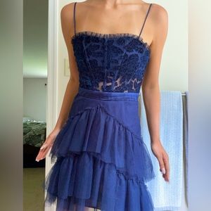Blue Tulle Dance Dress
